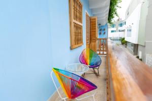 Blue House Castillo View Private Jacuzzi & Colonial Balconies