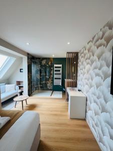 Chambre dhôtes Stellina avec vue sur jardin arboré