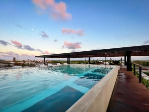 Gated 2BR apartment with rooftop pool