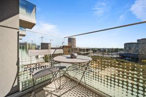 1,5 room AC apartment, balcony,new building, Downtown, Old City