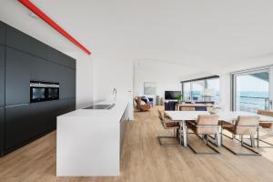 Modern beach apartment