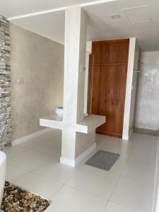 modern hillside home