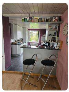 Holzchalet mit Garten