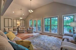 Lake Martin Dock House with Fire Pit, Game Room, Deck