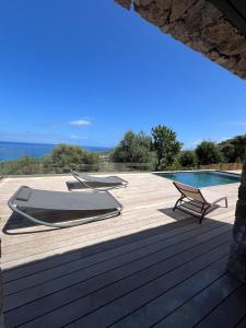 Villa Antoine, piscine & vue mer magique