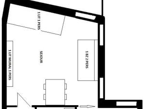 Studio rénové 3 pers, balcon sud, au pied des commerces et près des pistes - FR-1-329-4