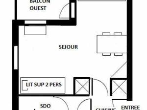 Studio rénové à Montchavin La Plagne, proche pistes et commerces, balcon, casier à skis, parking gratuit - FR-1-329-28