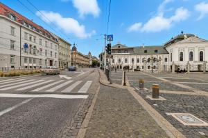 Moderný prezidentský apartmán vedľa paláca s výhľadom
