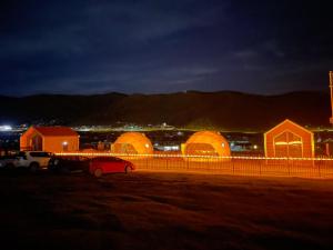 Glamping dome
