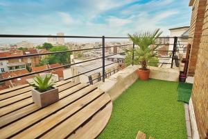 Studio calme et agreable avec terrasse belle vue proche du metro Paris20