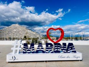 Marina Baie studio vue mer et jardin avec clim