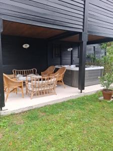 Le Lodge de locéan - Maison familiale en bois neuve - Piscine chauffée