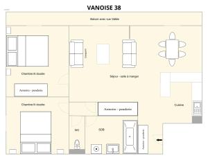 Confortable 3 pièces proche pistes et commerces, 6 pers, Méribel - FR-1-182-272