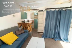 SK3 Studio avec mezzanine, quartier du Port à Nice