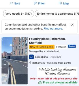 Foundry place Rotherham, Sheffield