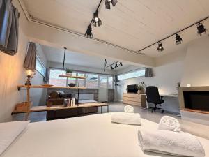 Industrial Studio with Patio