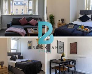 One Bedroom Flat by Brookland Stays Serviced Accommodation Short Lets Blackpool with Free WiFi