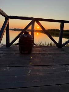 Pirtelė ant tvenkinio kranto