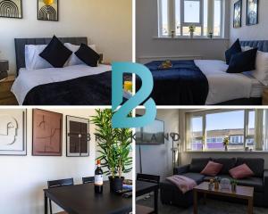 Blackpool Apartment 1-Bedroom Serviced Flat by Brookland Stays with Free WiFi