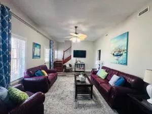 Pets welcome in a spacious 1 bedroom with a fenced in backyard and treadmill