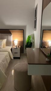 جناح أنيق عصري ملاذ بصالة وغرفة نوم