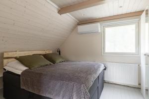 Mökki ulkoporealtaalla