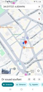 Chambre au centre de Rabat