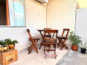 Casa com 2 quartos, ar-condicionado, Wi-fi e estacionamento