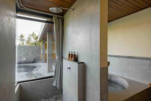 sunrise villa in the middle of rice field