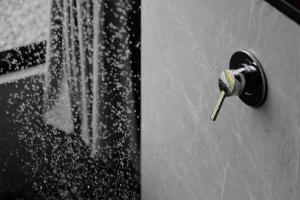 sunrise villa in the middle of rice field