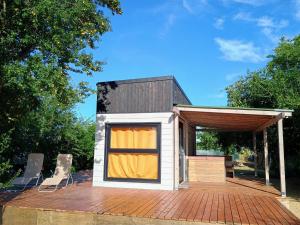 Tinyhouse u Novomlýnských nádrží