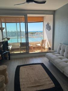 Carnon Plage, Vue panoramique sur mer port proche Parc Expo