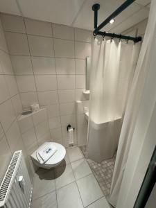 Mikroapartment mit Küchenzeile und Bad