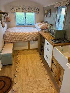 Shepherds hut in Holywell Cambridgeshire