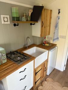 Shepherds hut in Holywell Cambridgeshire