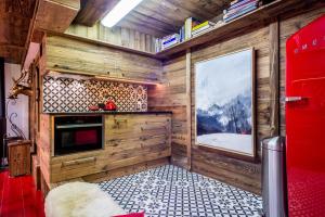 Chalet a Megeve-Vauvray - Grands Appartements , vue Mont Blanc : photos des chambres