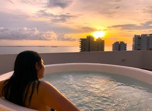 Apto Boutique con alucinante vista al mar en Bello Horizonte Santa Marta