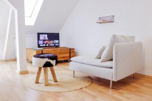 Große City-Wohnung, salt apartments Weissenfels