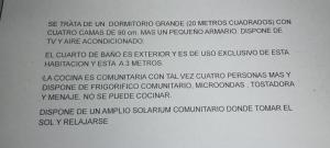 BED FOR 4. TYPICAL QUIET AND AUTHENTIC AREA