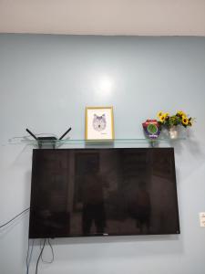 Casa com três quartos e carro a disposição