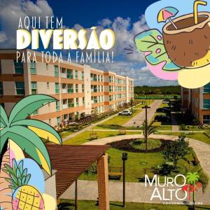 Muro Alto – Flat espaçoso com lazer de resort