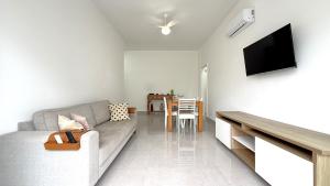 Apartamento Frente ao Mar na Praia das Pitangueiras - Ar Condicionado - 8 Pessoas