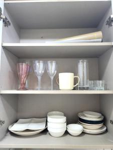 a comfortable two-room house in the city center