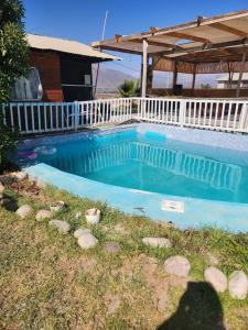 Cabañas con piscina en sector rural