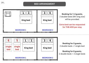 Vélin Khaosan - 2nd Floor apartment with 2Bedrooms