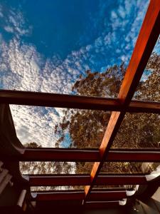 Cabana de teto de vidro