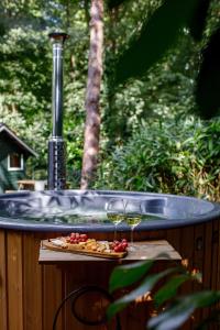 Cozy Forest lodge with hottub!