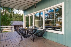 Namelis ant ežero kranto "Mėlynas namelis"