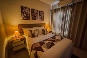 Flat completo em residencial + ar cond. e vaga