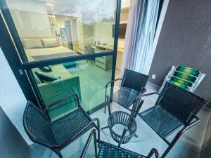 Flat 100m da praia, piscina, churrasqueira e sauna BY Oasis Ferias